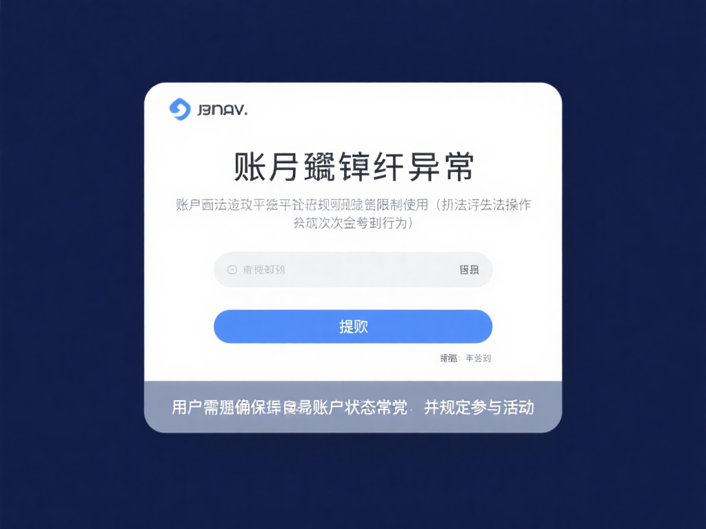 4.&nbsp;账户冻结或异常
如果账户因违反平台规定被限